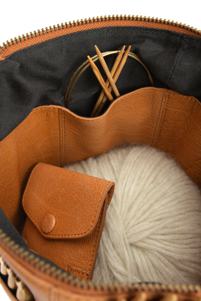 muud Saturn Project Bag knit Whisky